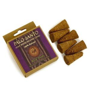 Palo Santo Wild Herbs Relaxation Meditation Spirituality Incense Cones 6-in-1 Pc
